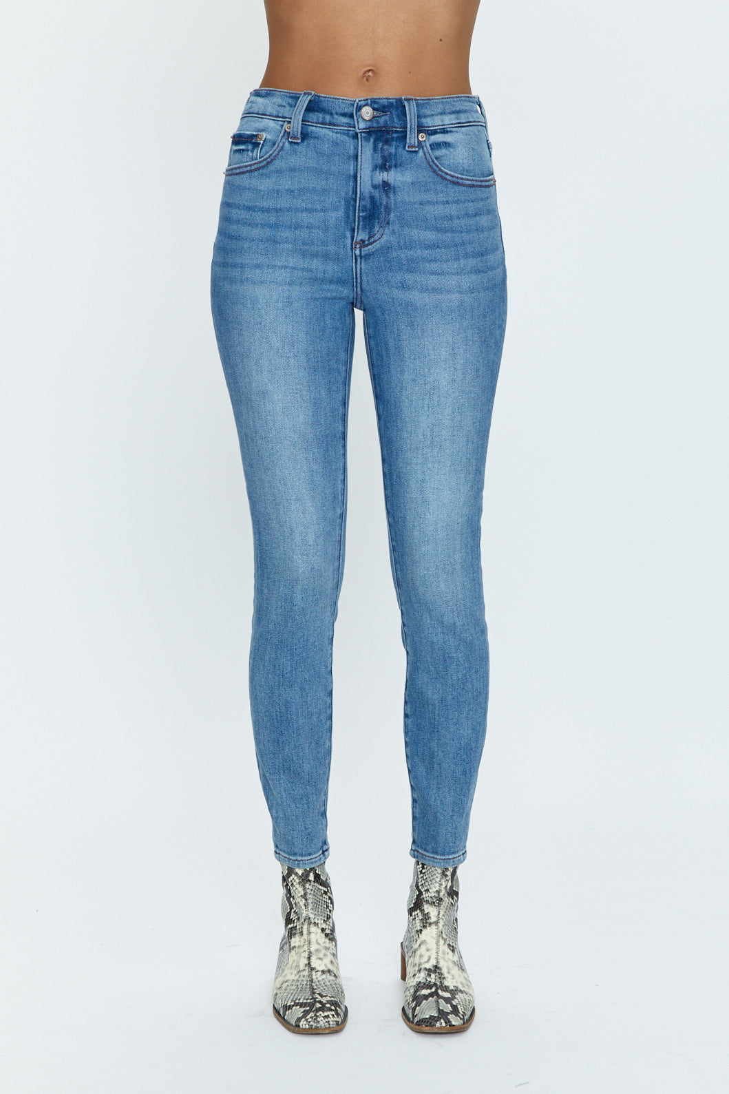 Aline High Rise Skinny - Linden
            
              Sale